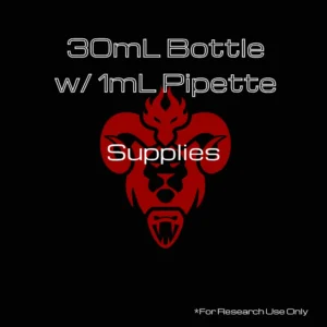 30mL Glass Dropper Bottle with 1mL Pipette